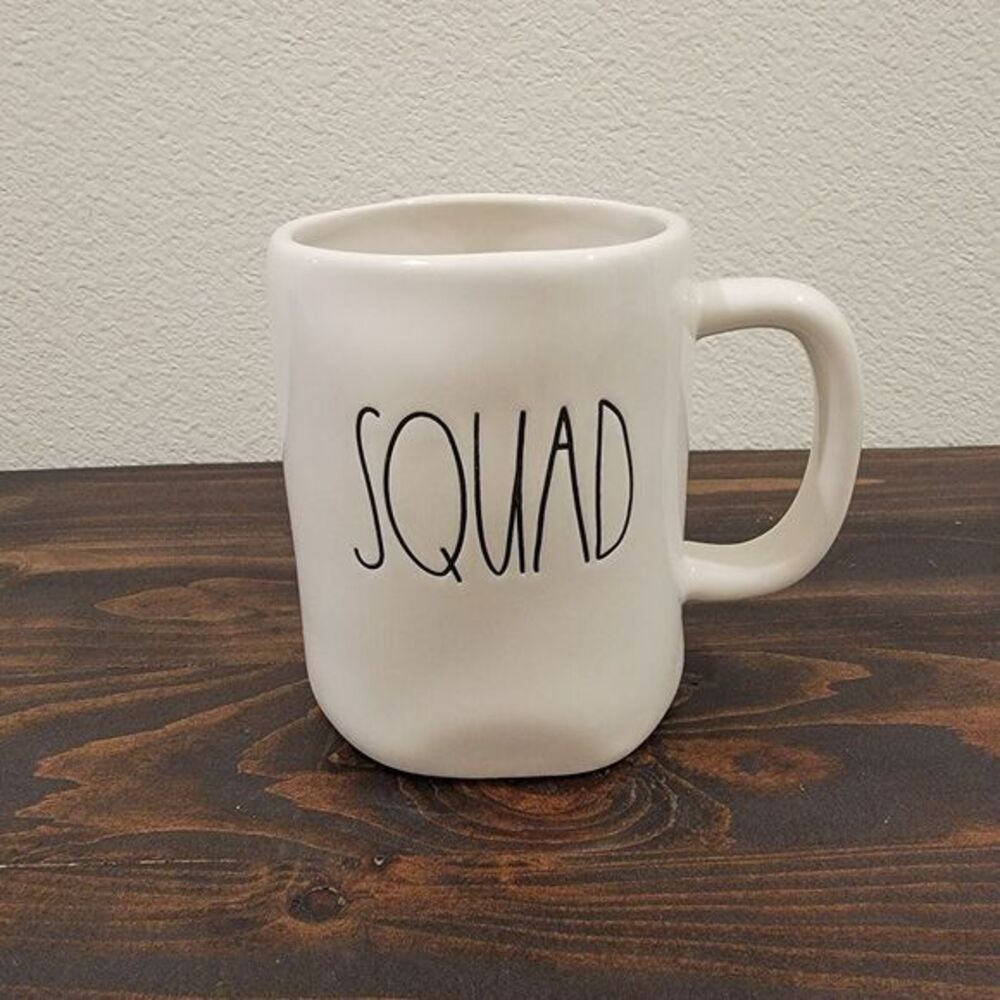 Rae Dunn Squad Mug Cozy Cottage Cup EUC‎